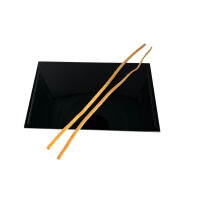 All-in-Ceramic Rauchglasplatte mit 2 Vliesstr