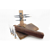 Vintage leather pencil case 2