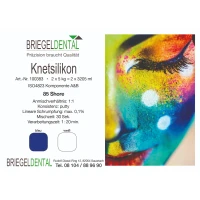 Knetsilikon 85 Shore blau/weiß - Kompon