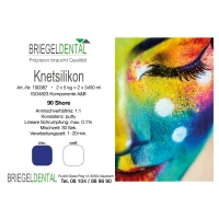 Knetsilikon 90 Shore - 5 kg Komponente A + 5 