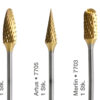 Plastic Milling Cutter Gold